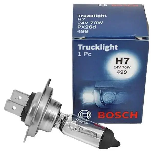 Галогенна лампа H7 24 В 70 Вт PX26d Bosch Trucklight 1.987.302.471