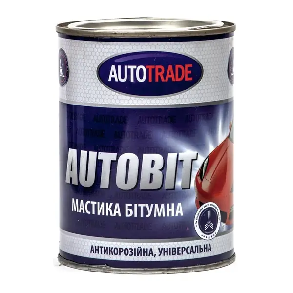 Мастика бітумна антикорозійна для днища та шасі, банка