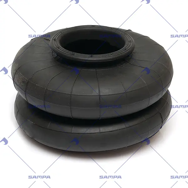 Пневмоподушка двосекційна Ø250, тип 620N, для підйомної осі, KROFTIGER 2KG-250