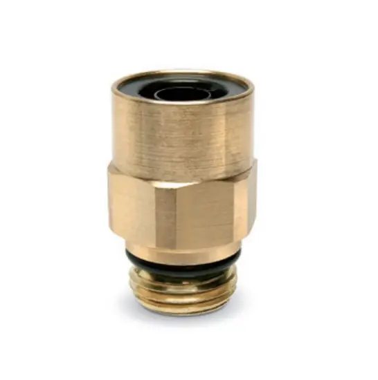 Фітинг пневматичний прямий push-in Ø12×1,5 мм, M16×1,5, Camozzi C-Truck 9512 12-M16X1,5R